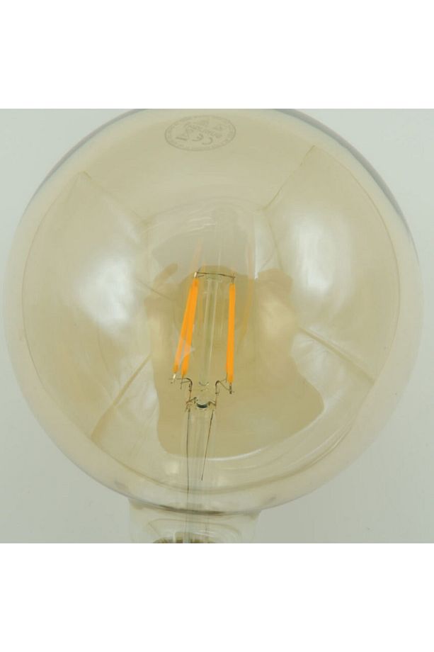 G125 Büyük Yuvarlak Rustik Led Ampul 5,5w Amber - 4