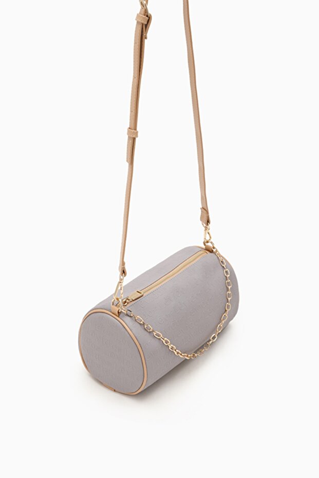 Silindir Çanta - Gri - 2