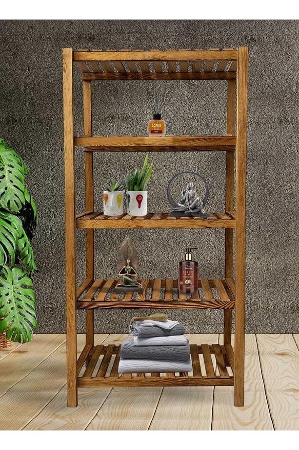 Ahşap 5 Raflı Organizer - 1