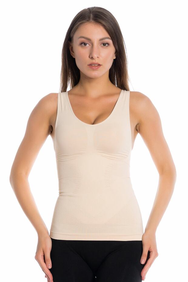 Women's Beige Corset Athlete