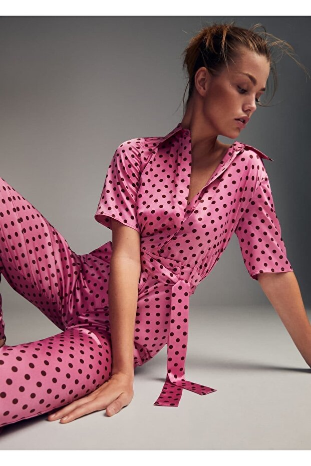 Puantiyeli Kemerli Tulum - 7