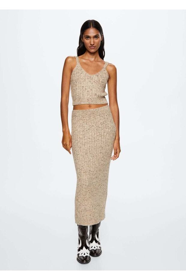 Kırçıllı Ribana Triko Bluz - 2