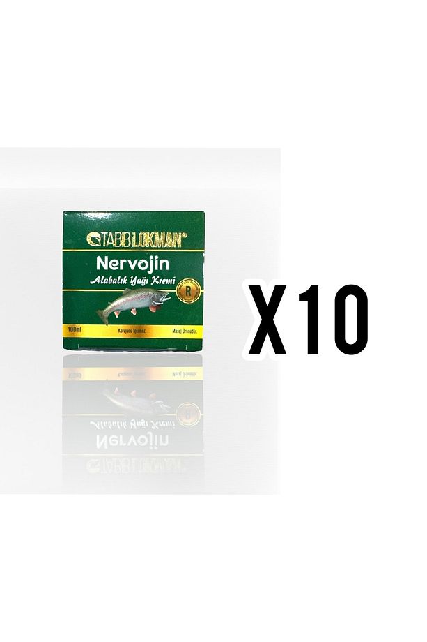 10adet Nervojin Alabalık Yağı Kremi 100ml - 1