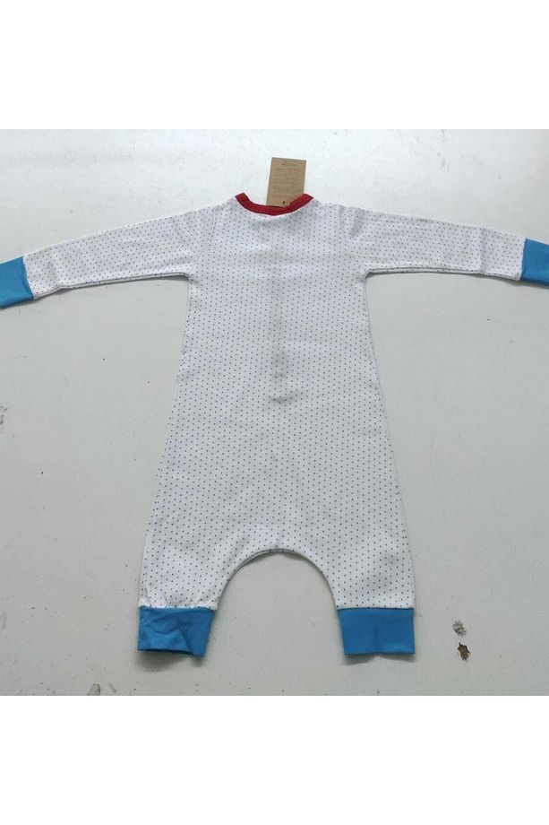 Bebek Salaş Unisex Oversize Tulum Pijama - Puantiyeli - 5