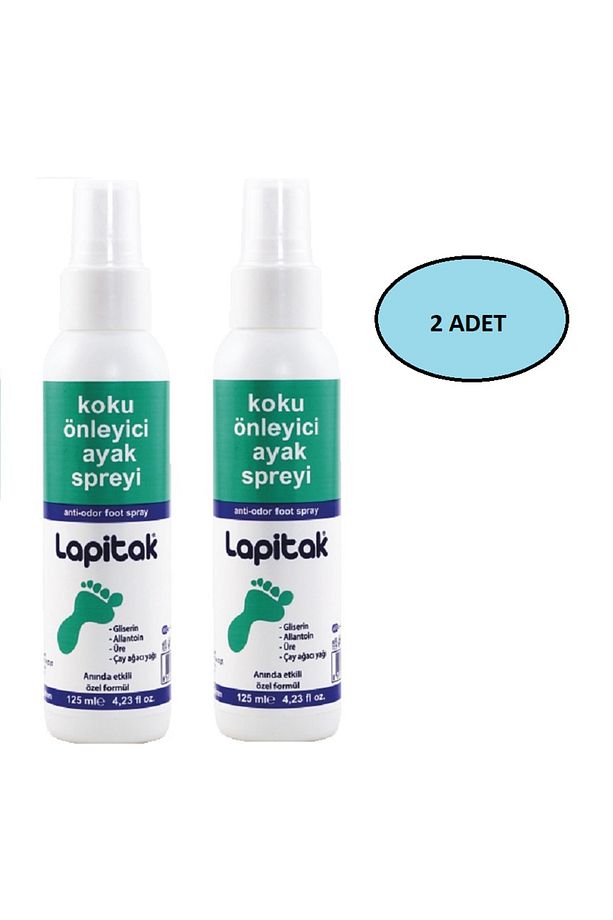 Koku Önleyici Ayak Spreyi 125 ml 2'li - 1