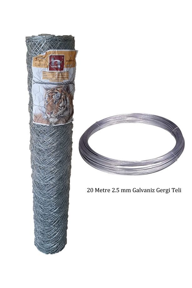 1.50 X 20 Metre Bahçe Tel Örgü Bahçe Çiti Çevirme Seti - 1