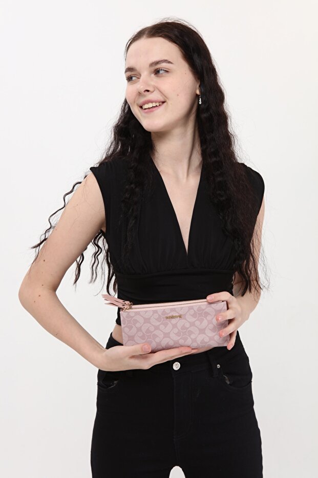 Kadın Pembe Cüzdan - 2