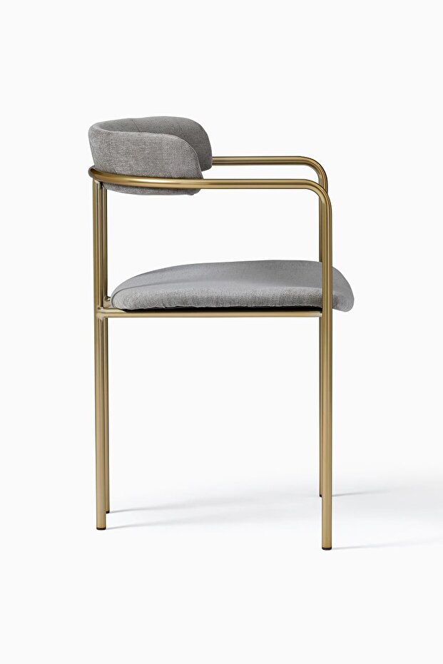 Gold Metal Sandalye - 4