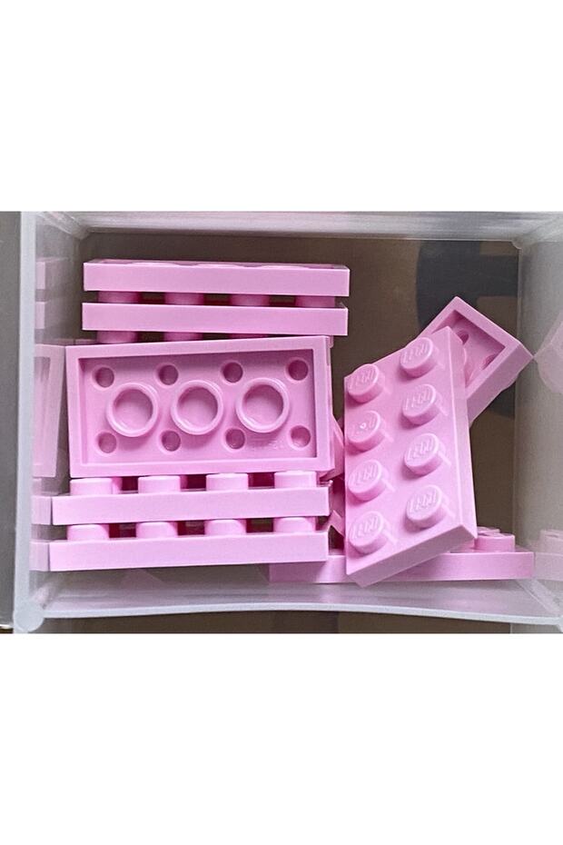 Original Moc Custom Accessory Creator Plate 2 X 4 Flat Brick Light Pink 2 Pieces to Send