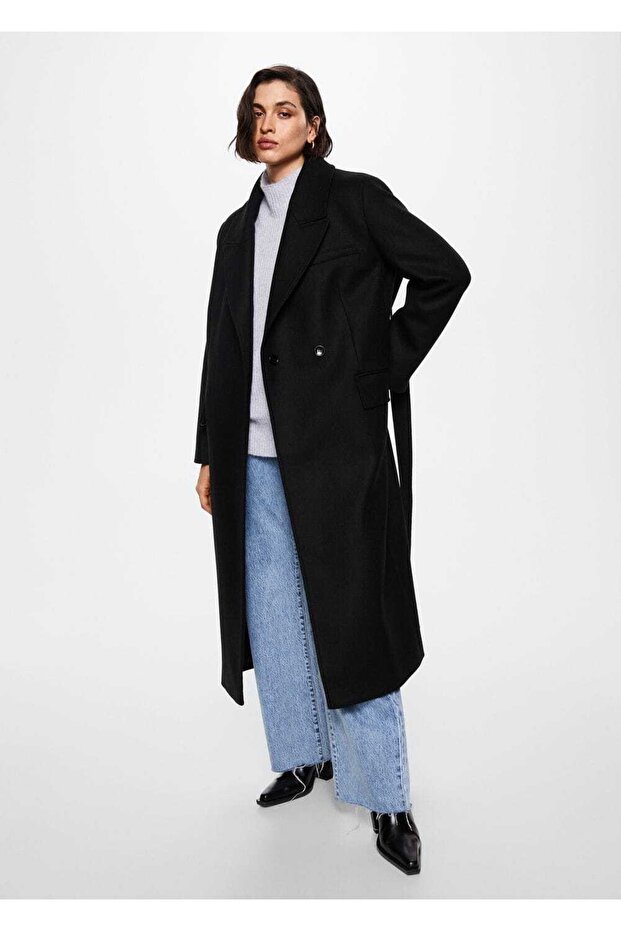 Klapalı Uzun Palto - 5