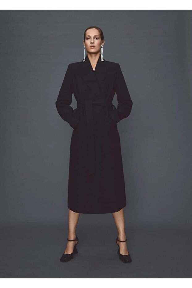 Klapalı Uzun Palto - 6