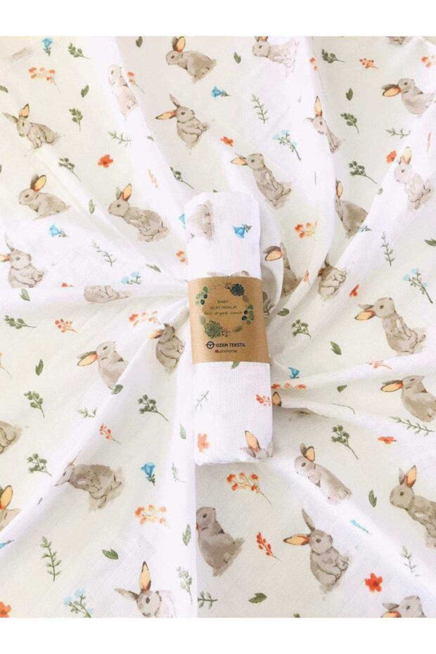 بطانية أرنب موسلين متعددة الأغراض - 2