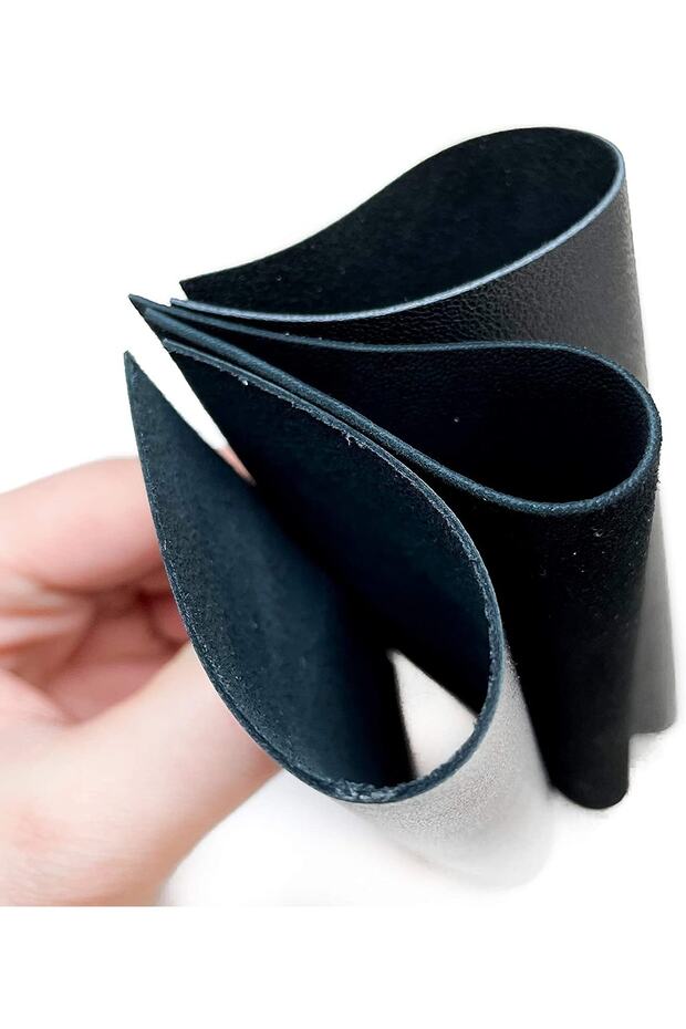 1 Kg Parça Deri Siyah - 5