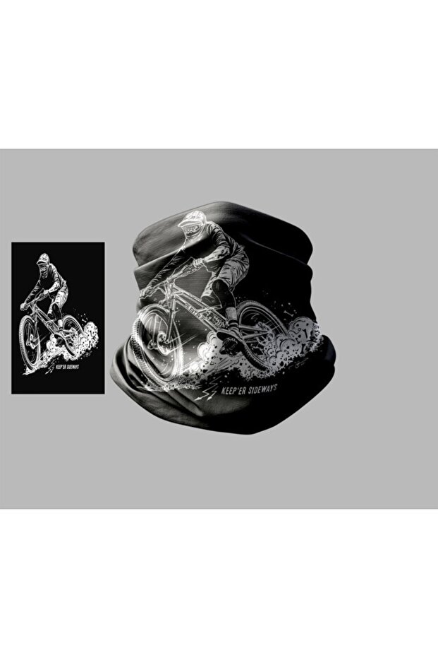 Bicycle Designed Biker Buff Mask Outdoor Neck Collar Unisex Bandana