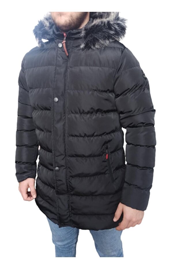 Silikon Dolgu Şişme Parka Kaban - 2