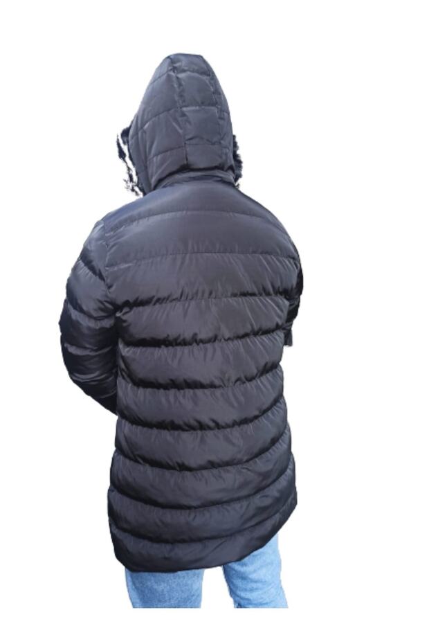 Silikon Dolgu Şişme Parka Kaban - 3