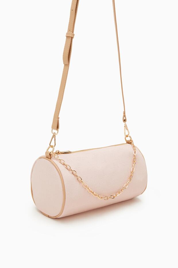 Silindir Çanta - Pudra - 4