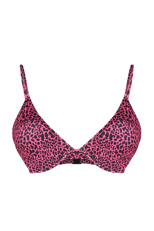 Fuşya Balconette Büyük Beden Büyük Beden Bikini Üstü TBBSS23CT00004 - 7