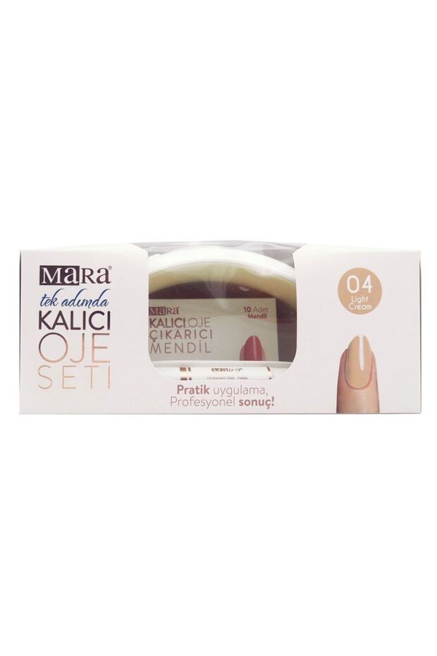 Kalıcı Oje Seti / Light Cream 04 - 2
