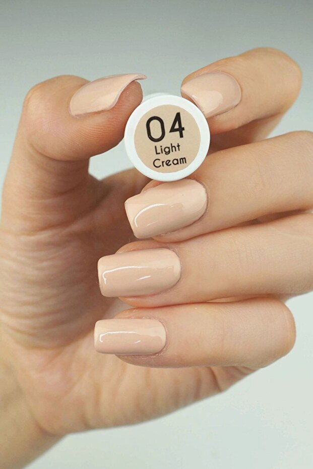 Kalıcı Oje Seti / Light Cream 04 - 3