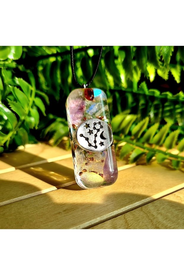 Fish Zodiac Orgonite Pendant (Star Map) (Handmade Design Products)