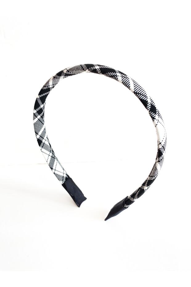Cotton Plaid Covered Crown