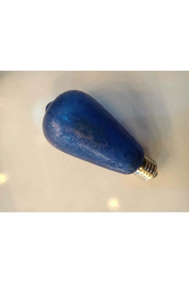 6 W Rustik Flament Led Ampul Rustik E27 Duy Günışık Mavi Cam - 1