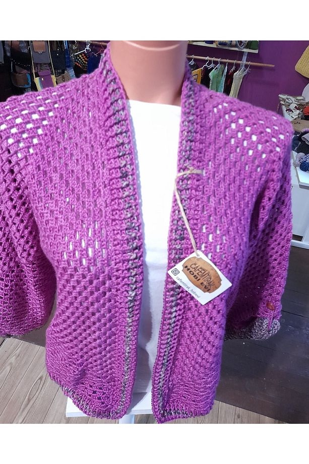Pembe Altıgen Hırka - 3