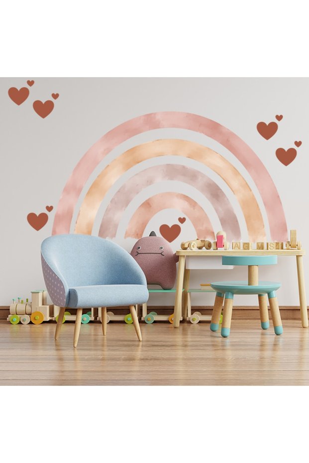 Bohemian Rainbow Kids Room Sticker Set G15253645