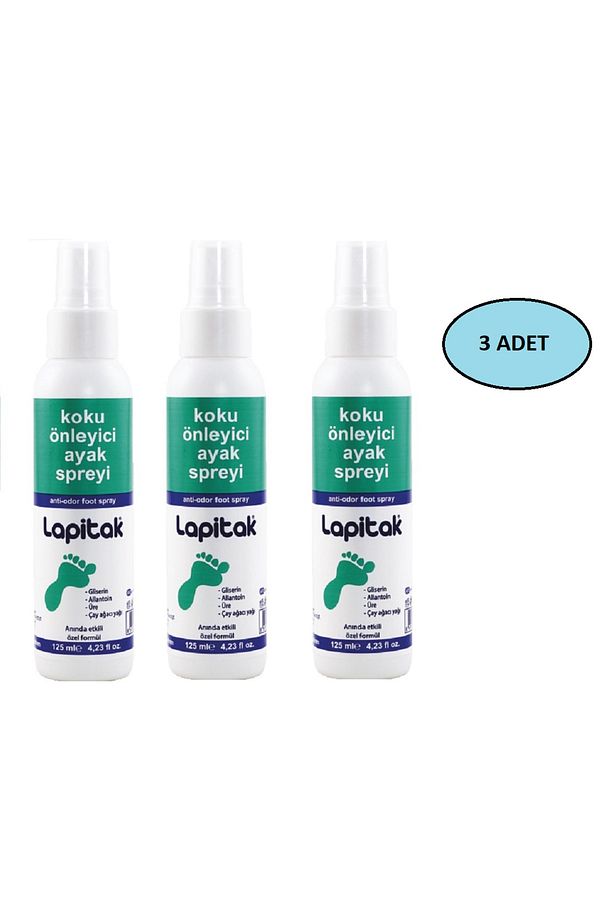 Koku Önleyici Ayak Spreyi 125 Ml 3'ü - 1
