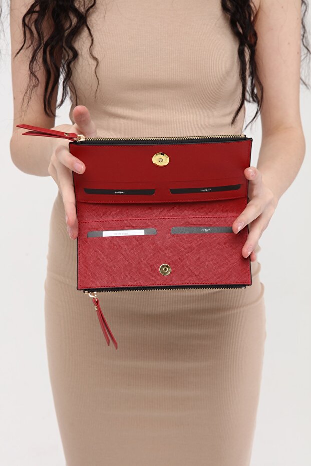 Kadın Siyah Cüzdan - 7