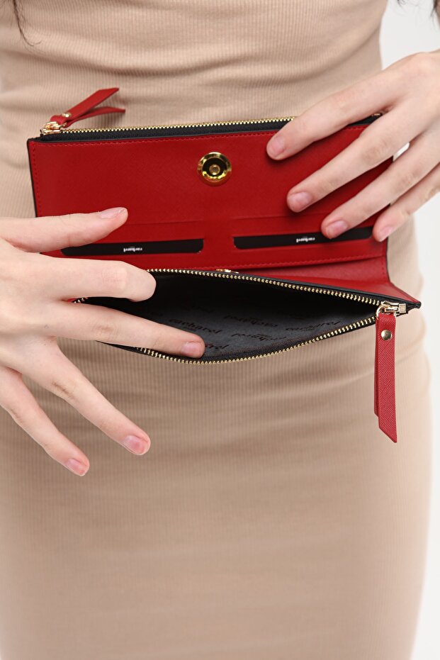 Kadın Siyah Cüzdan - 8