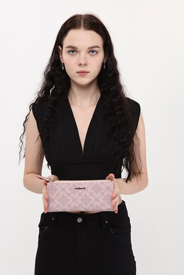 Kadın Pembe Cüzdan - 1