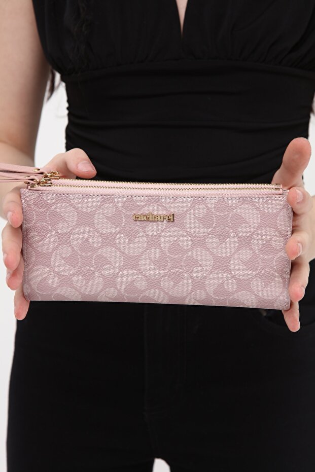 Kadın Pembe Cüzdan - 6