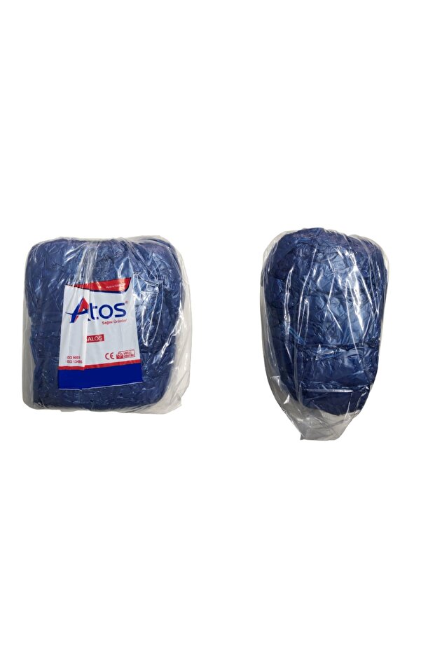 جرموق أزرق سميك مرن مزدوج 750 غرام