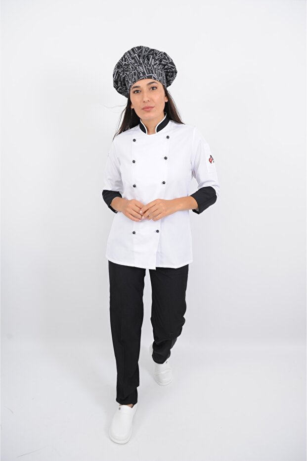 Mantar Model Bayan Aşçı Ceket - 3