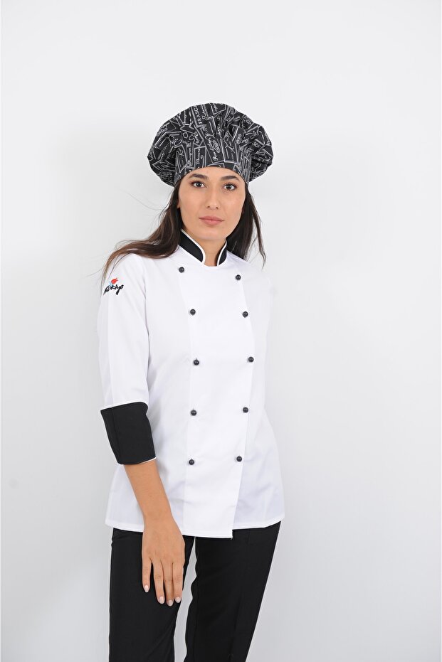 Mantar Model Bayan Aşçı Ceket - 6