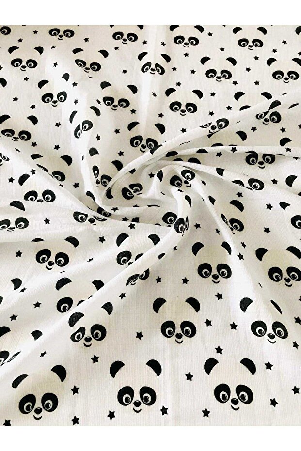 Panda Çok Amaçlı Müslin Örtü - 2