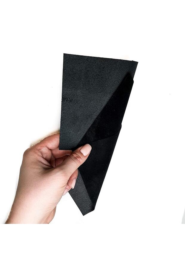 1 Kg Parça Deri Siyah - 4