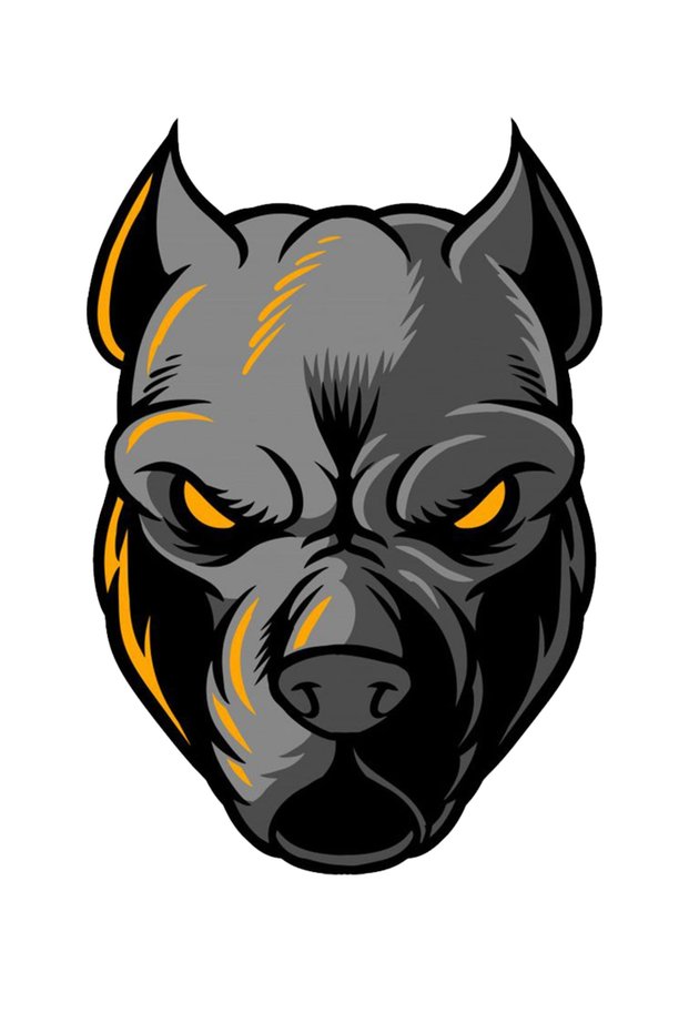 13X9 cm Gray Pitbull Aggressive Motor Bike Glass Laptop Helmet Car Sticker