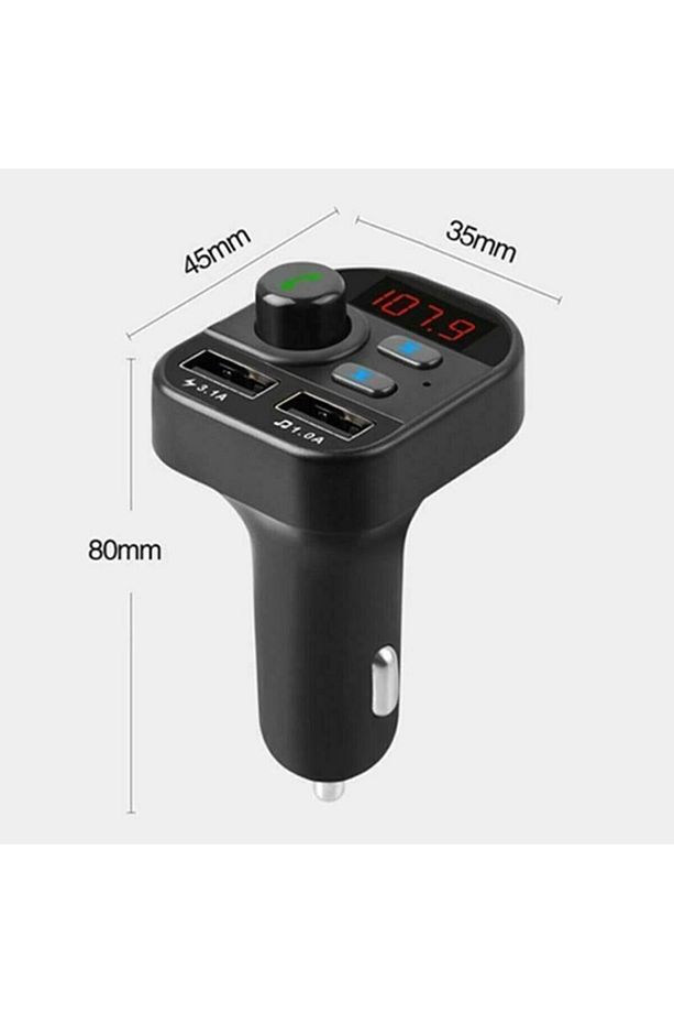 Car X9 Bluetooth Araç Kiti 3.1 Amper Çift Girişli - 3