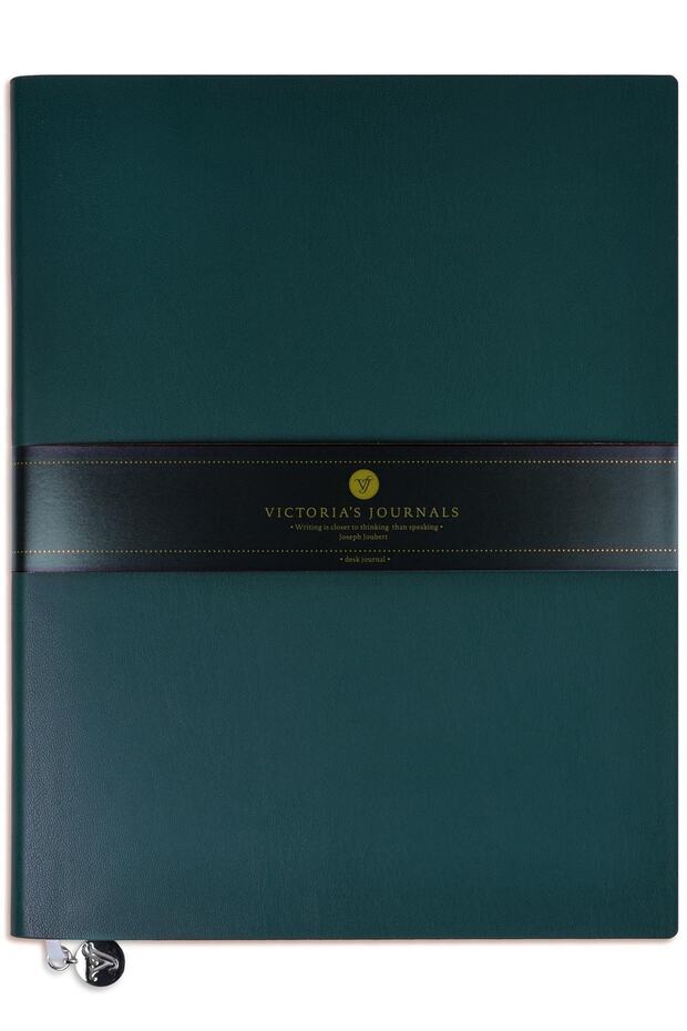 Smyth Flexy Classic Flexible Cover Vegan Leather Green 192 Sheets A4 80gr.Lined Notebook