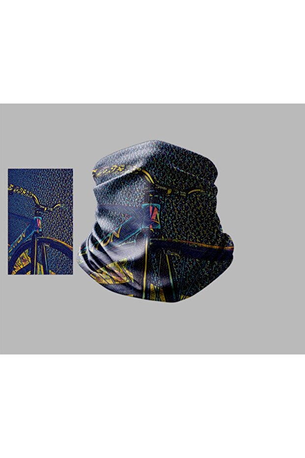 Bicycle Designed Biker Buff Mask Outdoor Neck Collar Unisex Bandana