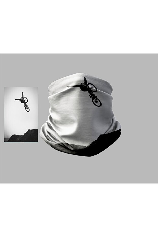 Bicycle Designed Biker Buff Mask Outdoor Neck Collar Unisex Bandana
