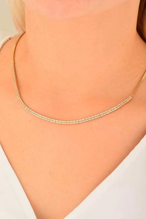 14 Ayar Su Yolu Gerdanlık - 3