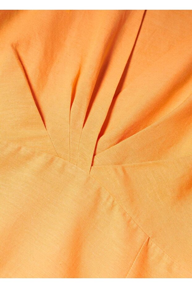 Kalın Pilili Elbise - 6