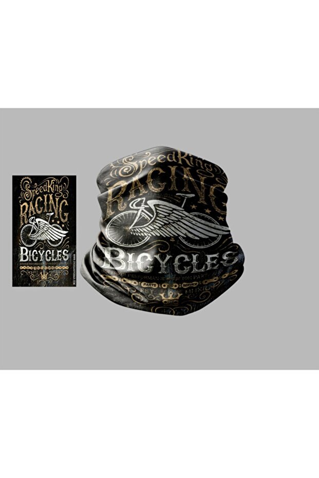 Bicycle Designed Biker Buff Mask Outdoor Neck Collar Unisex Bandana