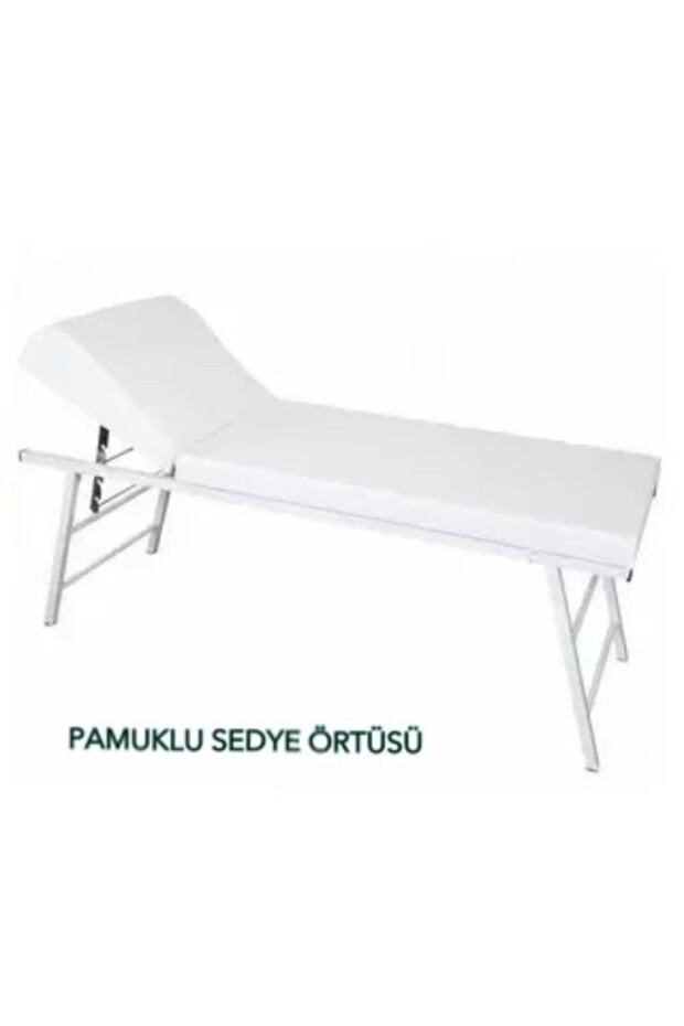 Pamuklu Beyaz Sedye Örtüsü