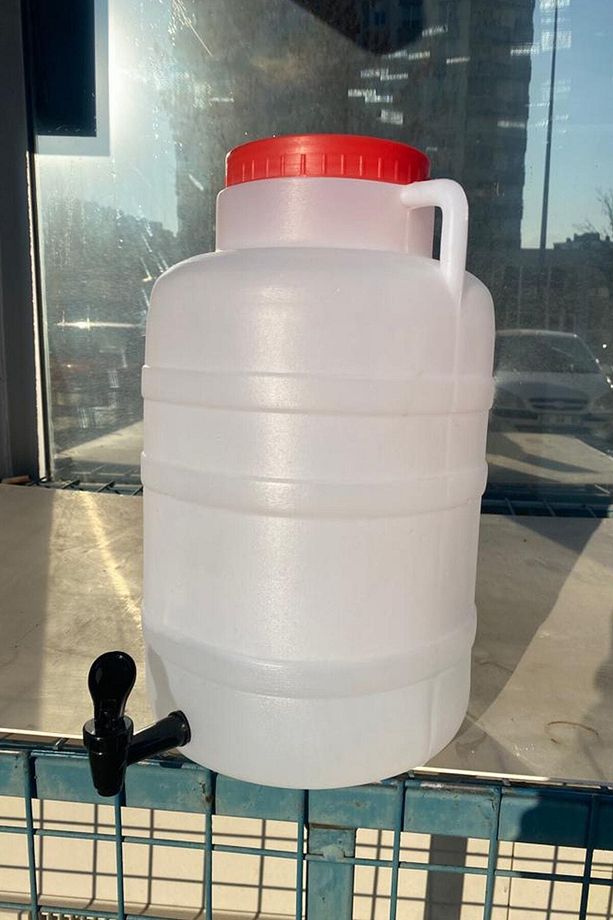 Musluklu Bidon Kamp Bidonu Bahçe Bidonu Karavan Bidonu Musluklu Su Bidonu 17 Litre - 4