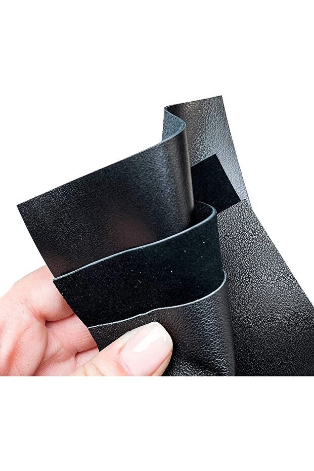 500 Gram Parça Deri Siyah - 1